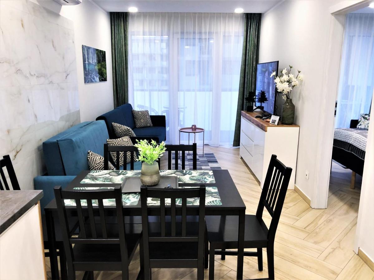 Apartament Superior Blue Przy Plazy- Free Pool, Saunas, Jacuzzi, Fitness, Salzgrotte Kołobrzeg Exterior foto