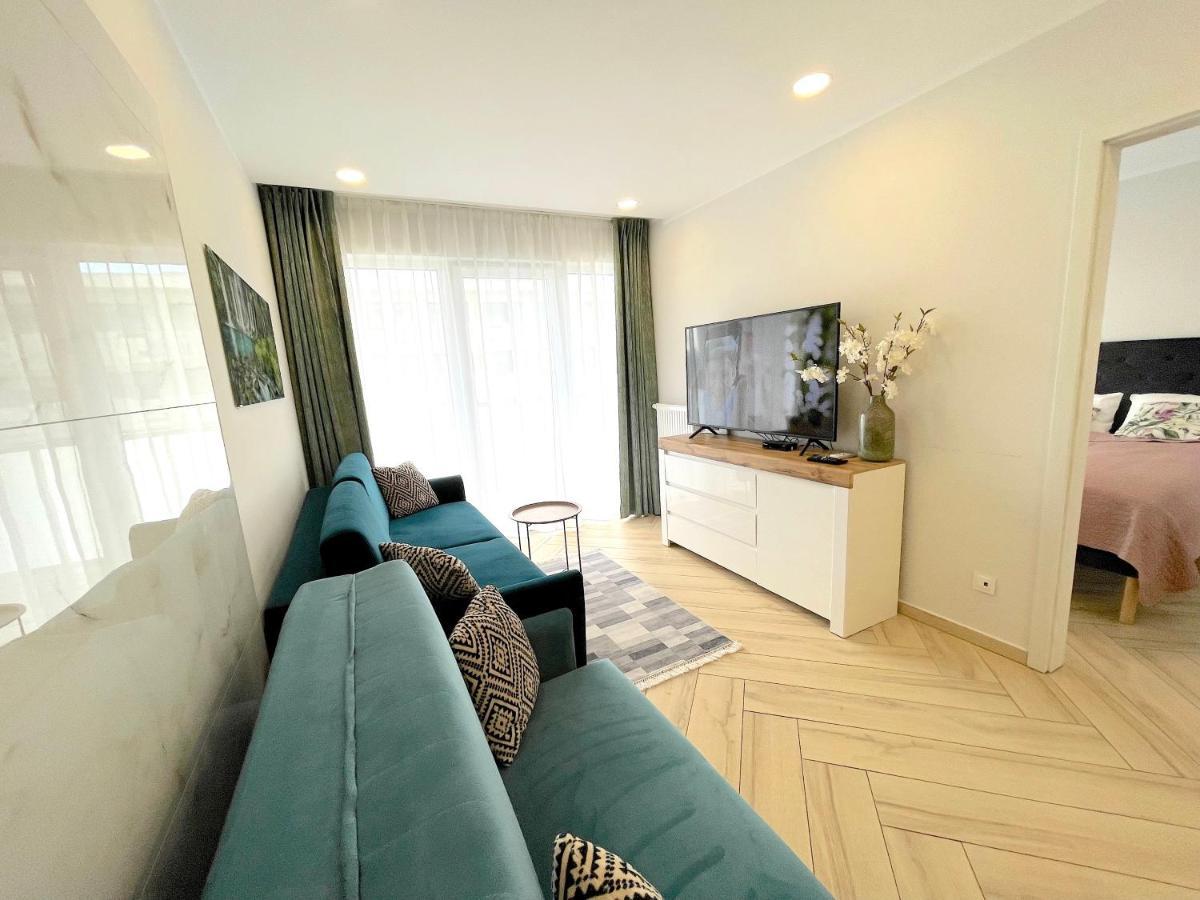 Apartament Superior Blue Przy Plazy- Free Pool, Saunas, Jacuzzi, Fitness, Salzgrotte Kołobrzeg Exterior foto