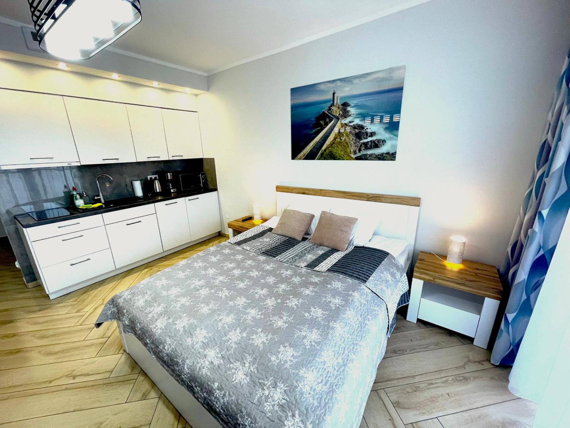 Apartament Superior Blue Przy Plazy- Free Pool, Saunas, Jacuzzi, Fitness, Salzgrotte Kołobrzeg Exterior foto