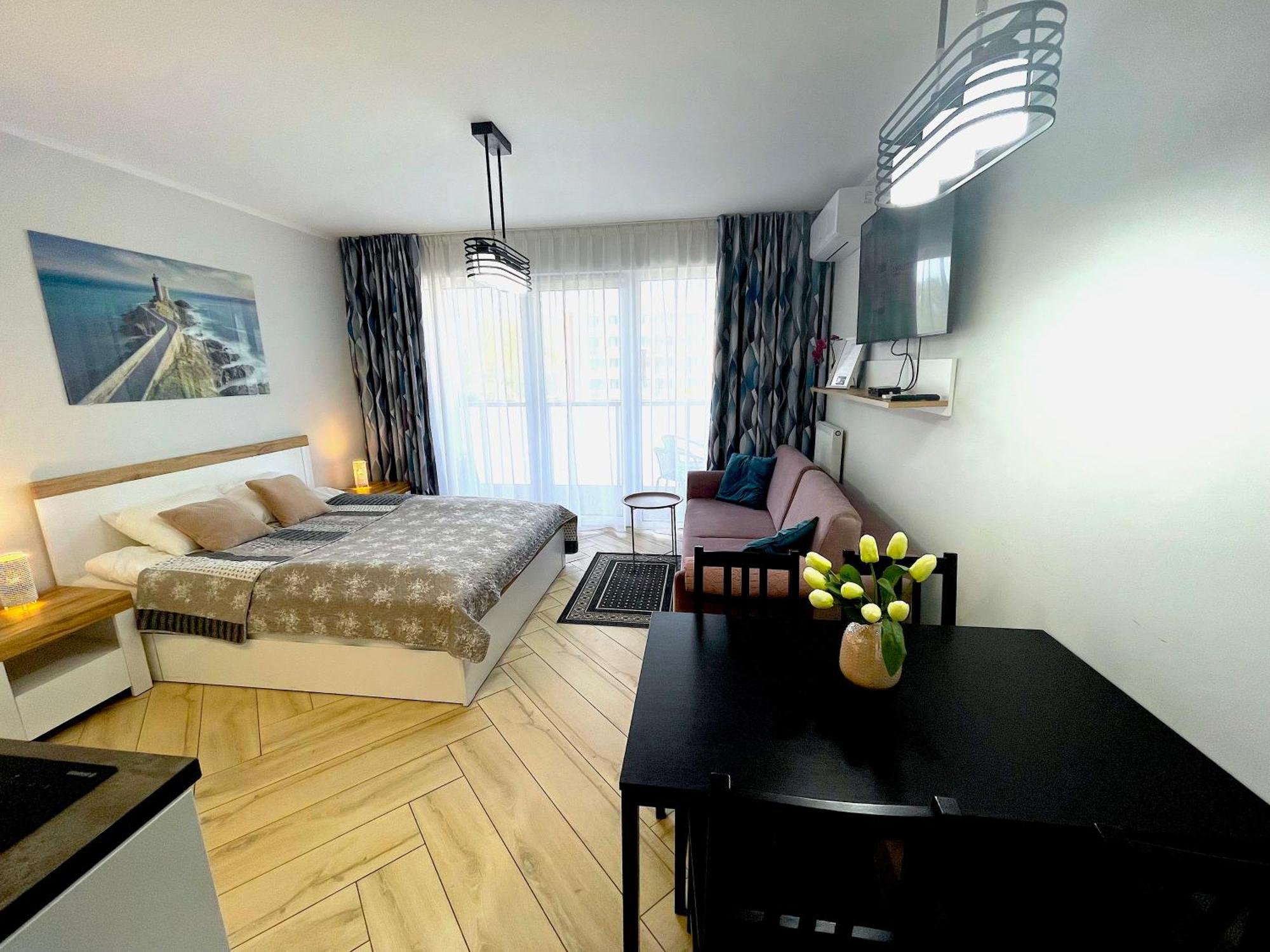 Apartament Superior Blue Przy Plazy- Free Pool, Saunas, Jacuzzi, Fitness, Salzgrotte Kołobrzeg Exterior foto